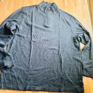 Ralph Lauren gray quarter zip size XL
